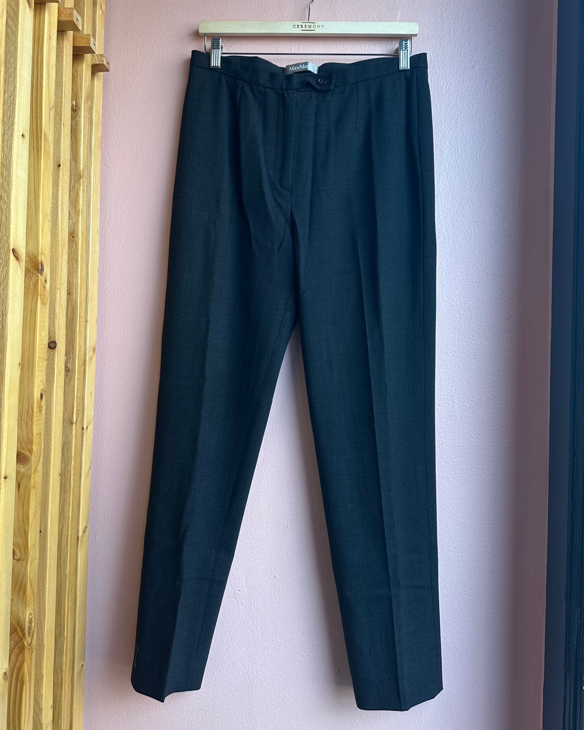 Max Mara Wool Trousers / Size 32