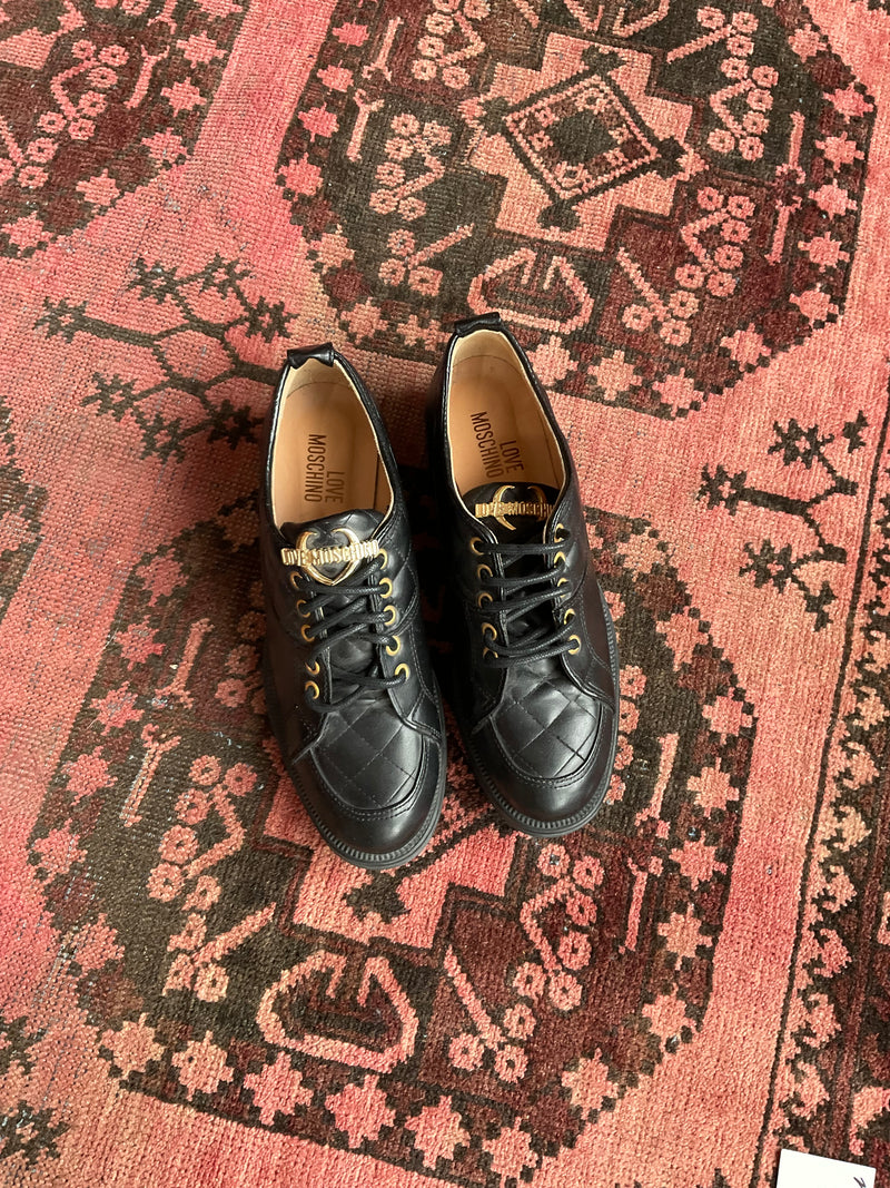 Love Moschino Lace-Ups / Sz US 5 / IT 35