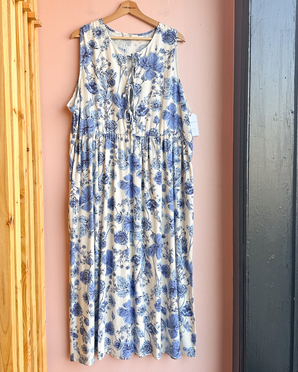 Sonoma Floral Tie Midi Dress
