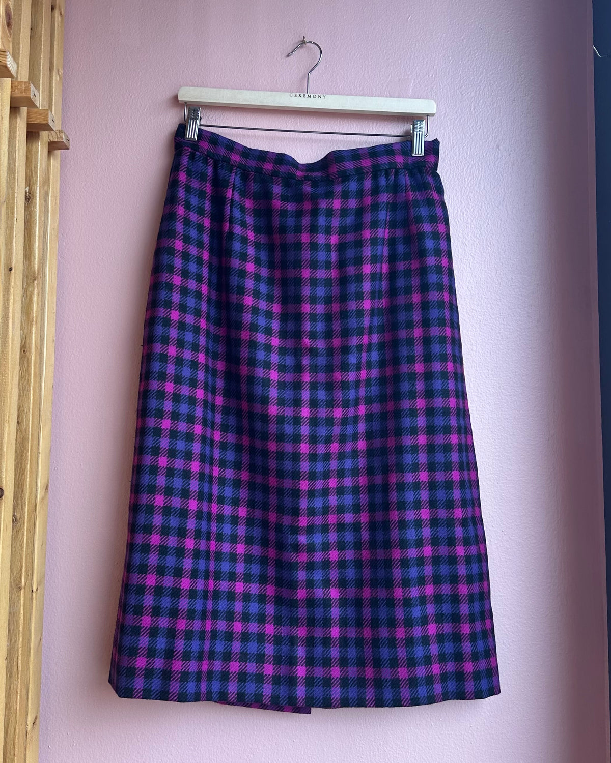 Adele Simpson Wool Skirt / Sz XL