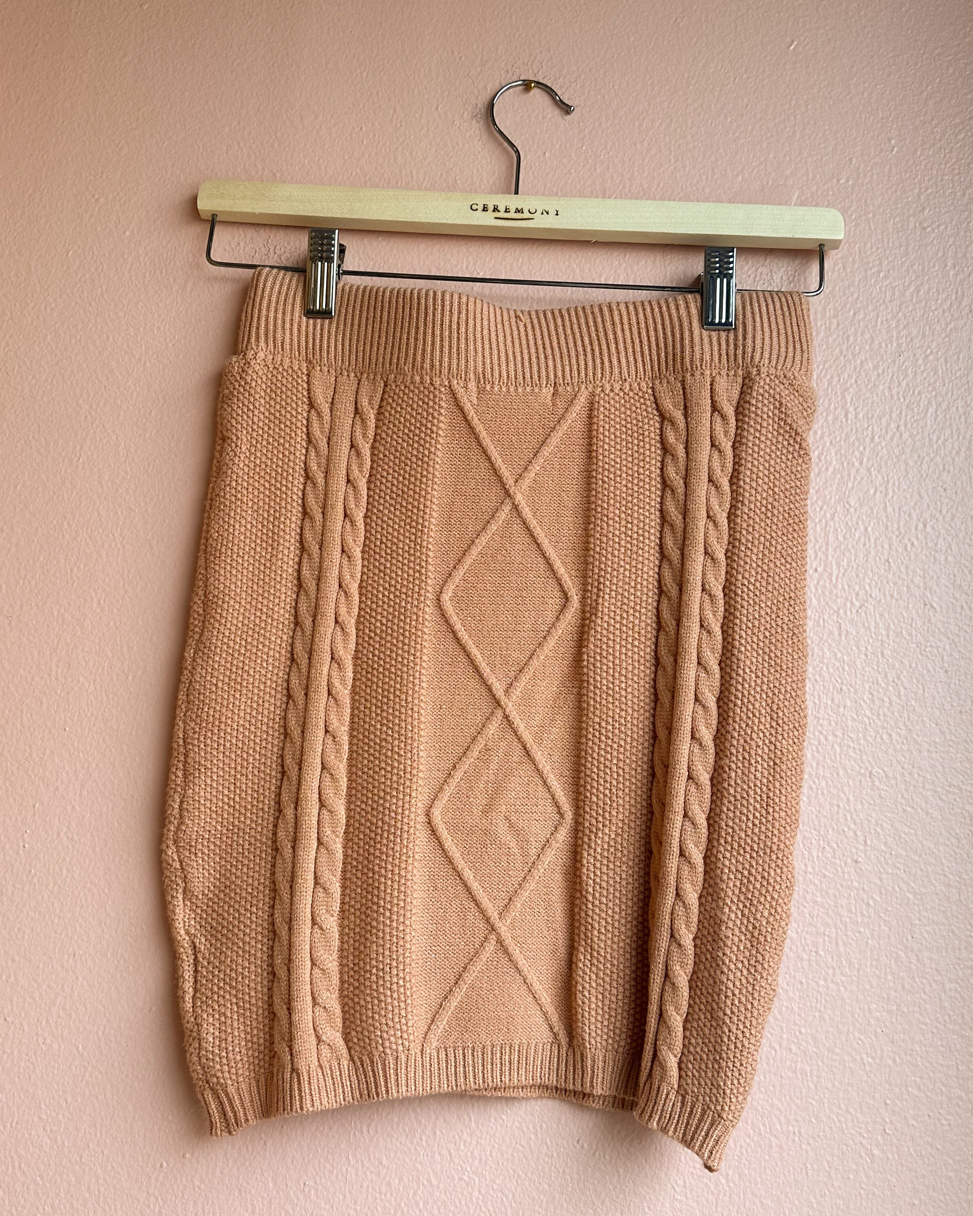Toasted Sweater Mini Skirt