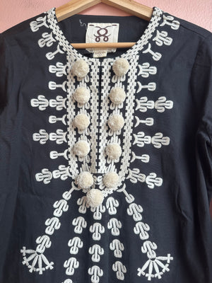 Figue Black & White Dress