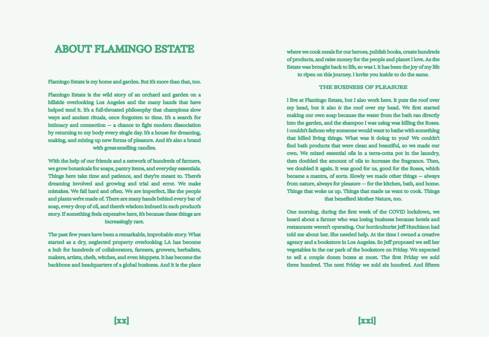 FLAMINGO ESTATE: THE GUIDE TO BECOMING ALIVE