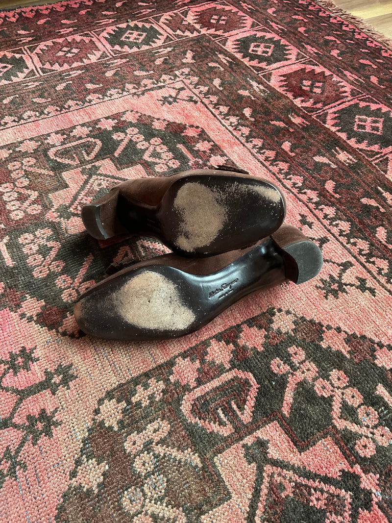 Ferragamo Suede Pumps / Sz US 5.5