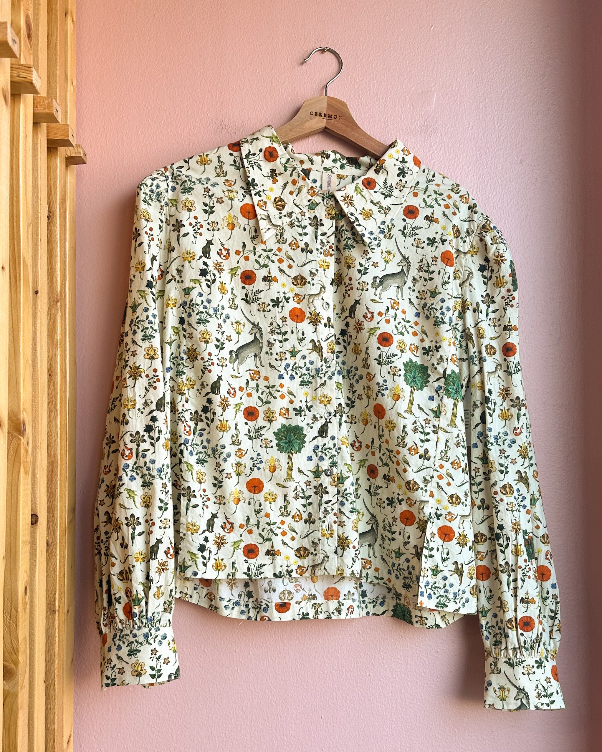 Enchantment Blouse in Ivory Illuminated