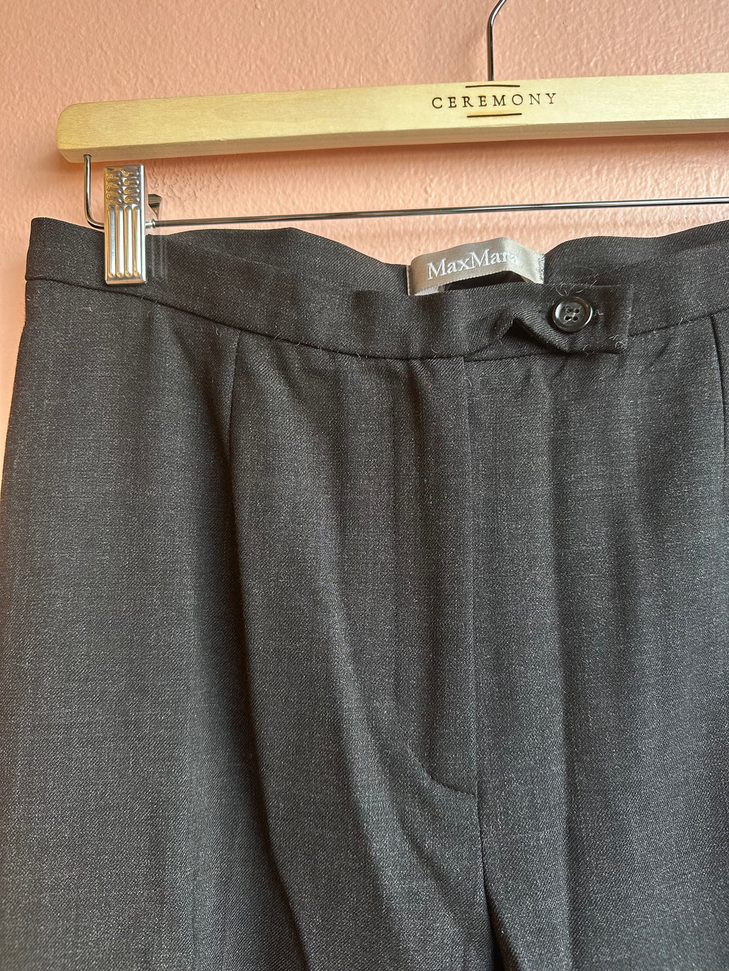 Max Mara Wool Trousers / Size 32
