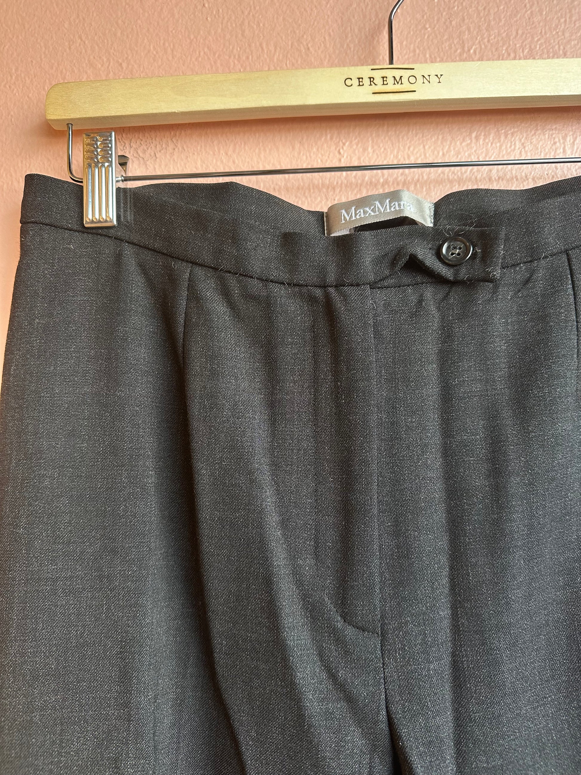Max Mara Wool Trousers / Size 32