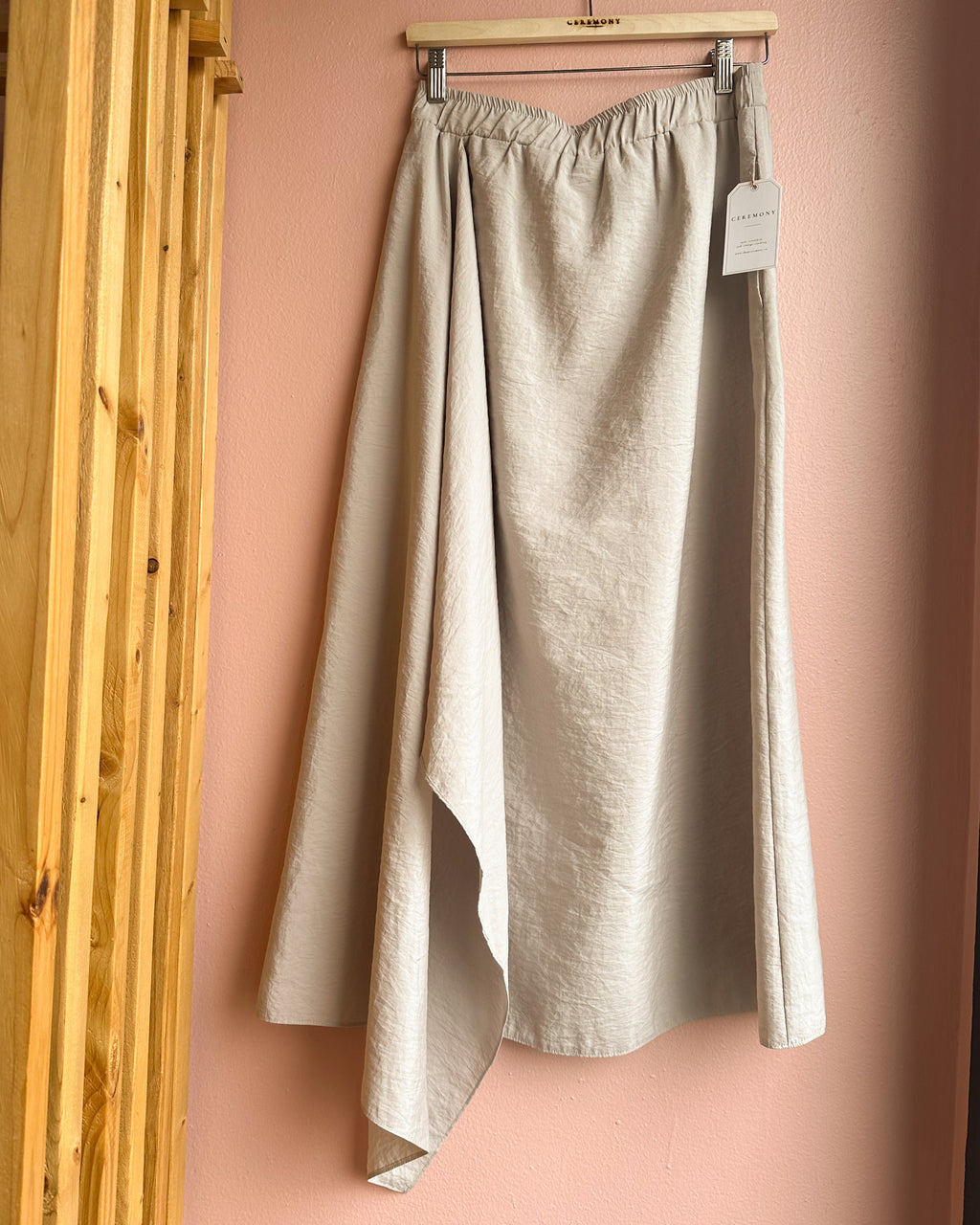 Asymmetric Cupra Skirt