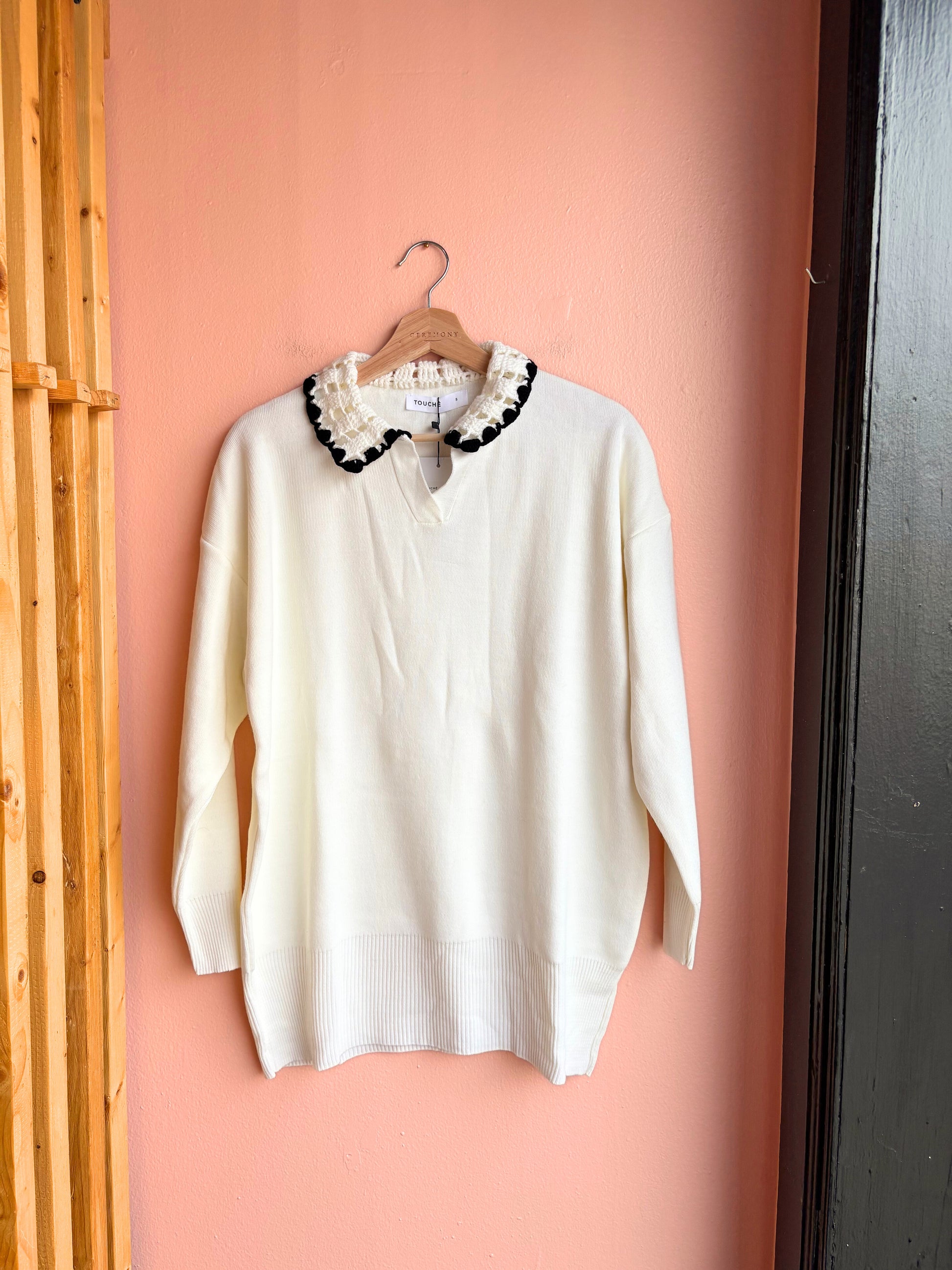 Ernesta Crocheted Sweater