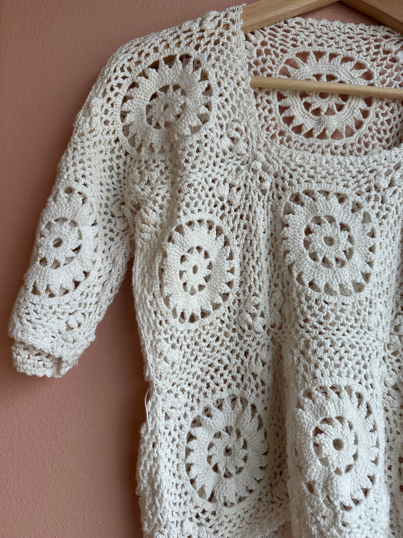 Vintage Crochet Top / Size S