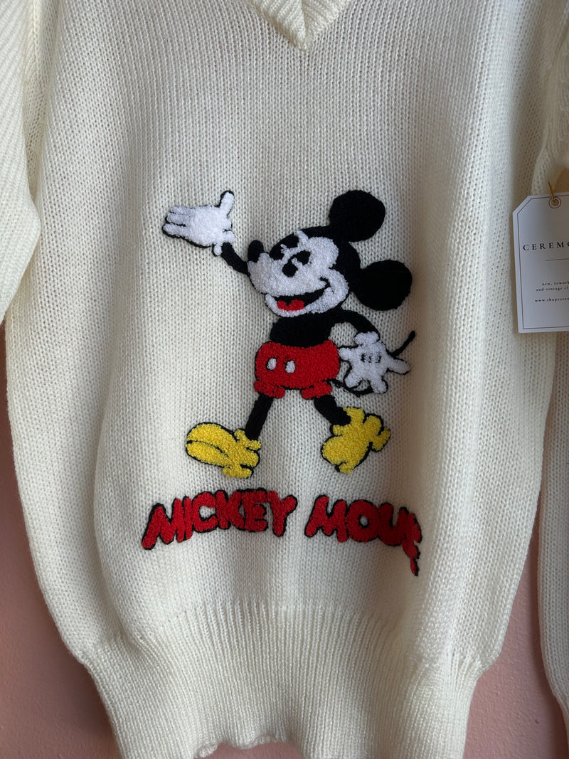 Vintage Mickey Mouse Sweater / Size L