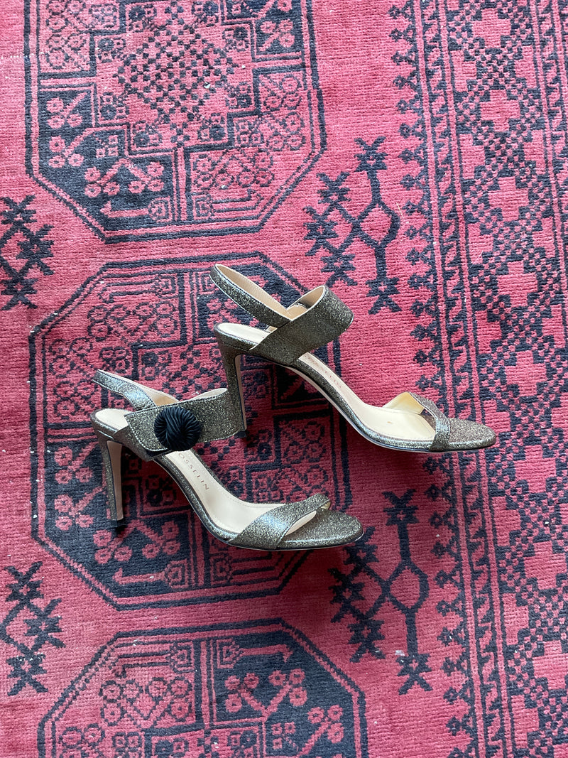 Chloé Gosselin Glitter Heels / Sz US 7.5 / ITn 37.5