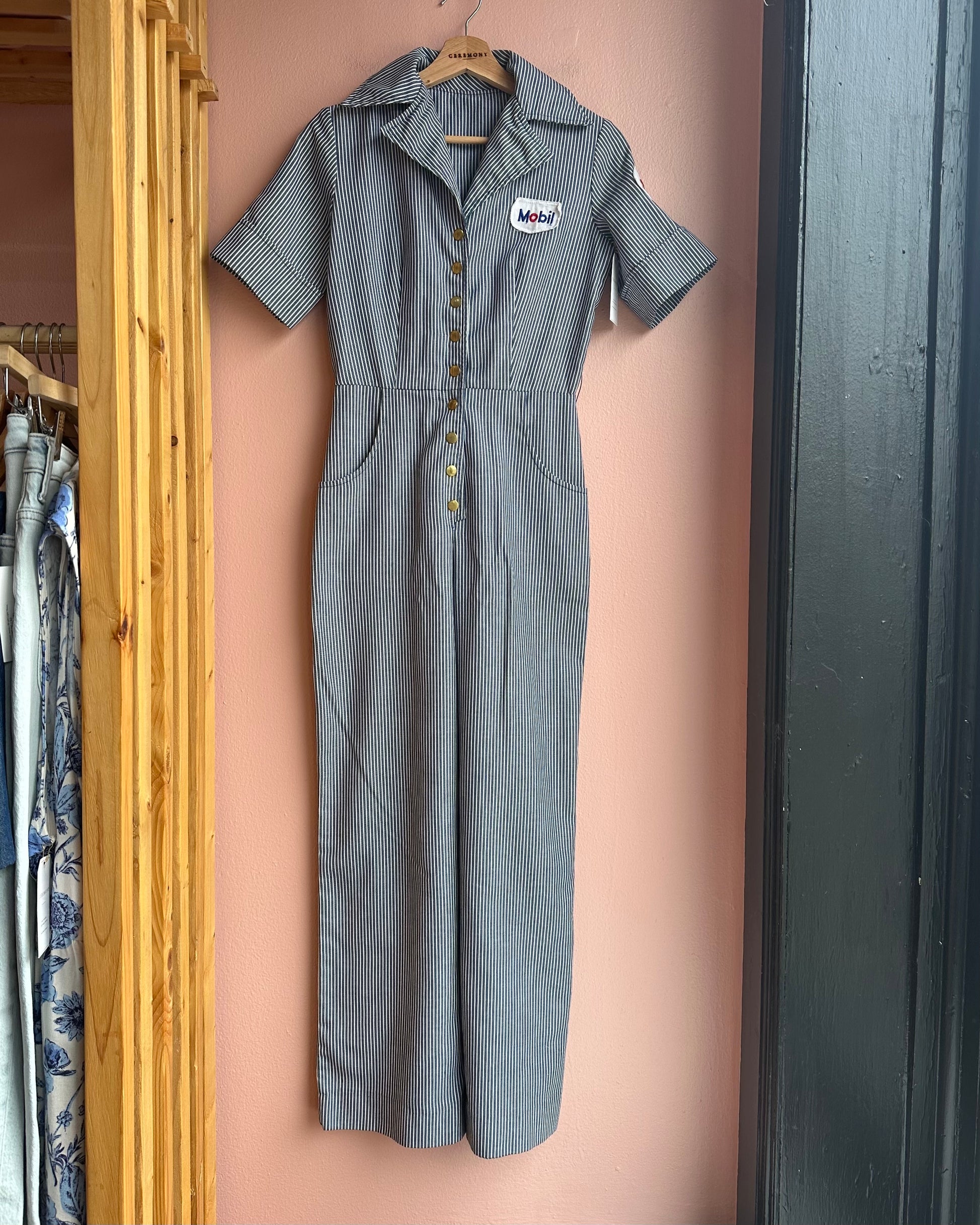 Mobil Stripe Jumpsuit