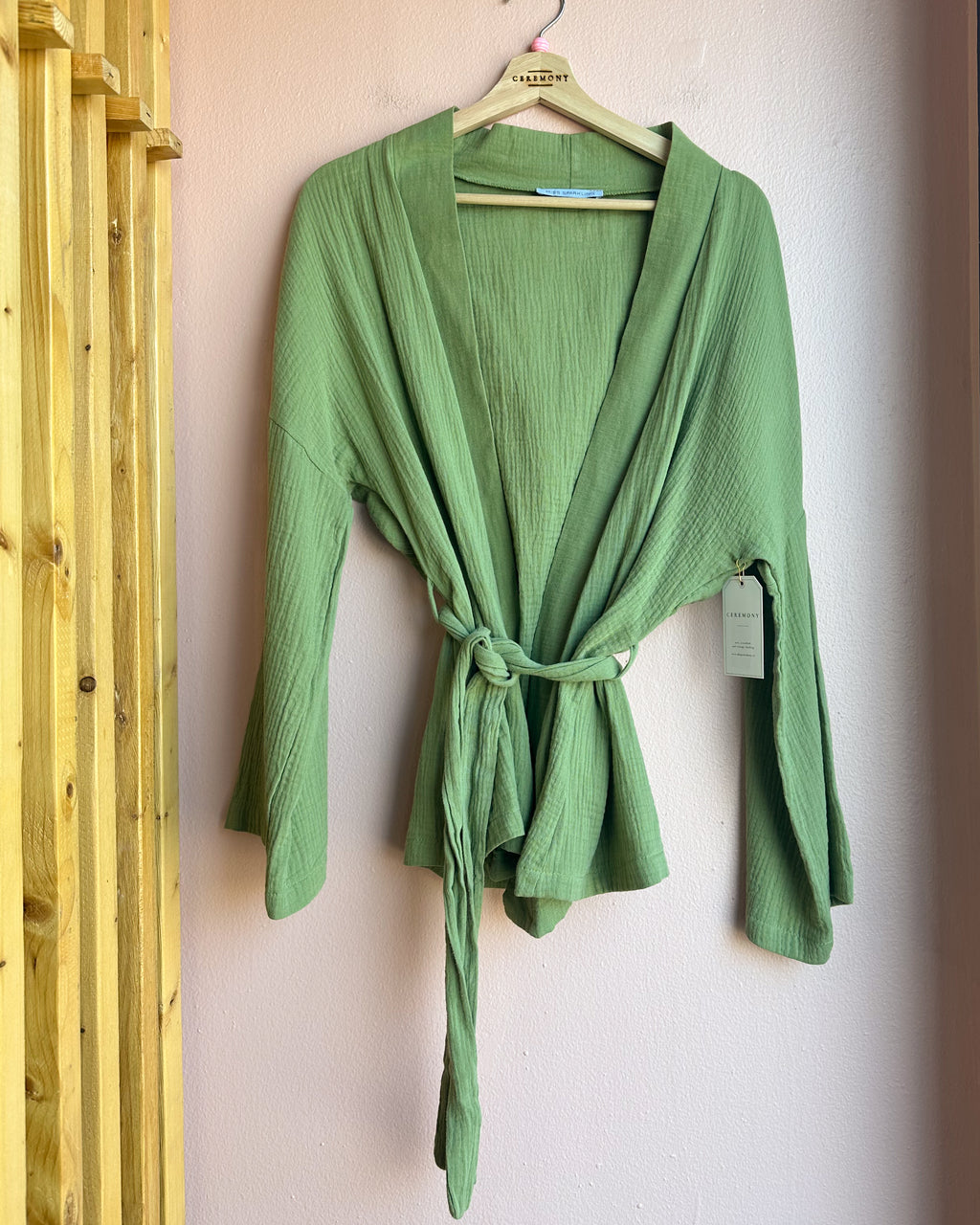 Gauze Wrap Top