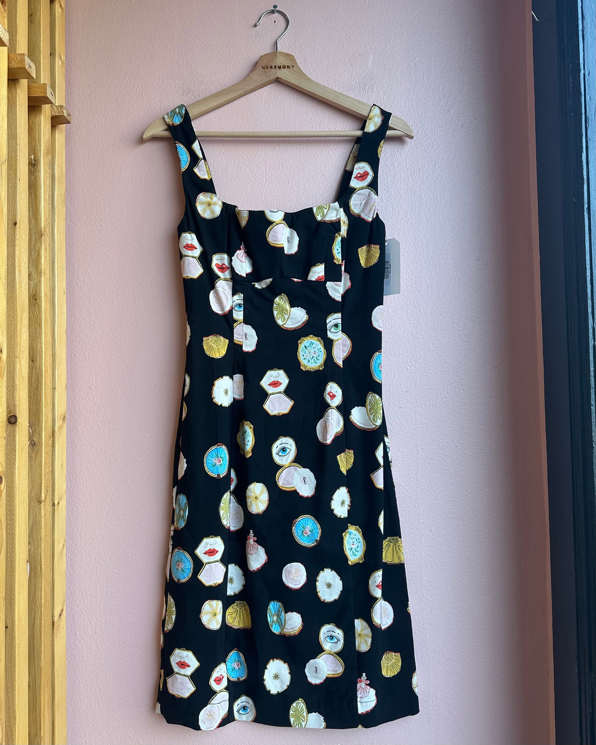 Danielle Kroll Square-Neck Dress