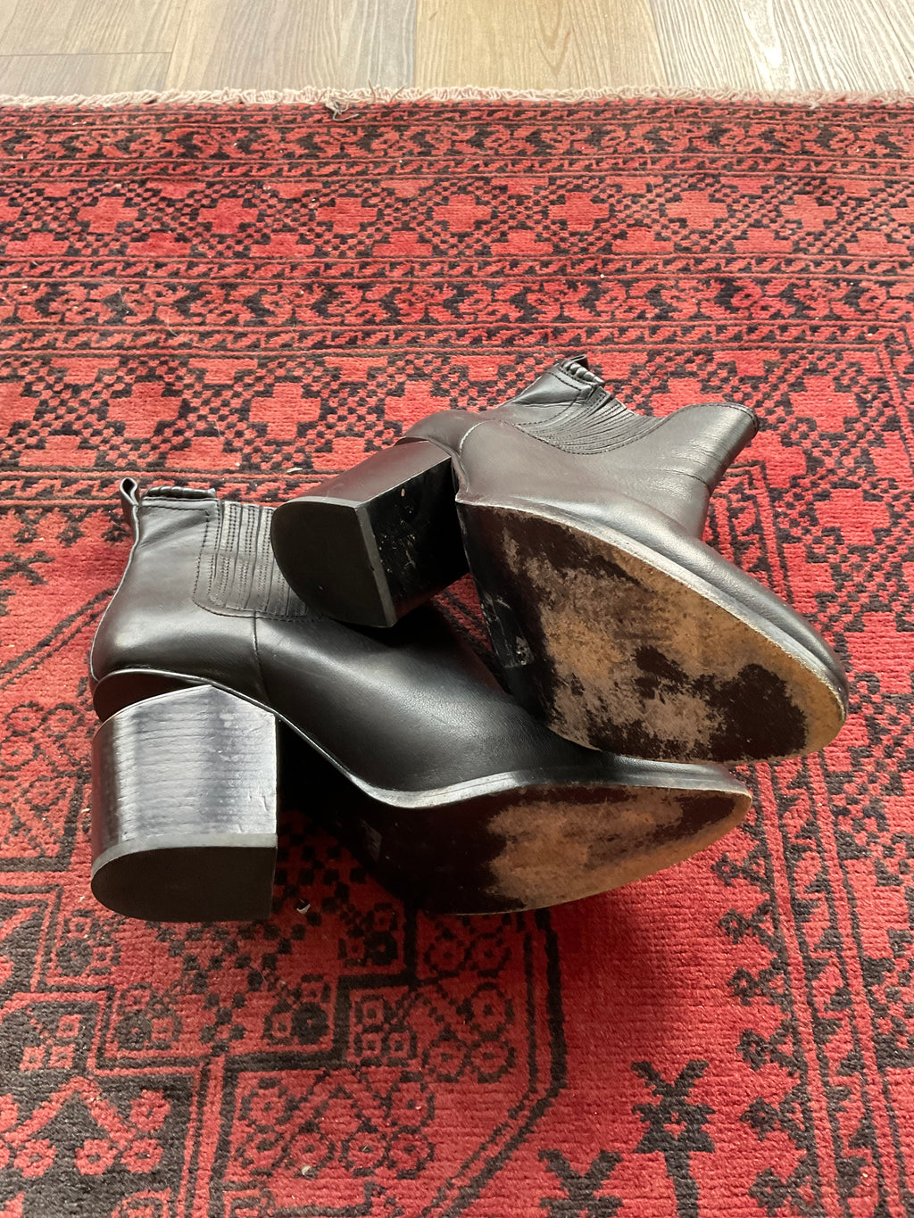 Alexander Wang Leather Chelsea Boots