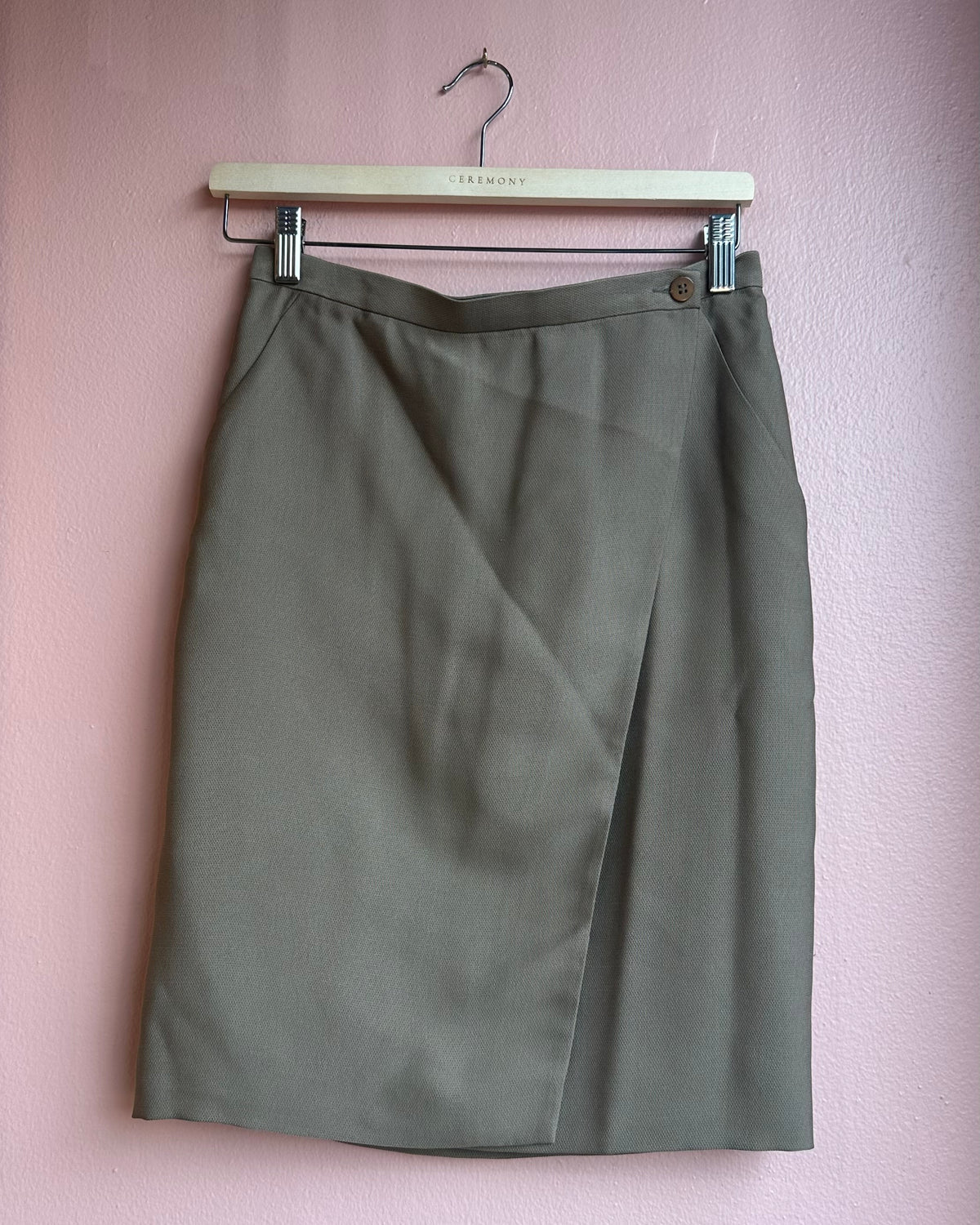 Armani Vintage Silk Skirt / Sz US 6/ IT 42