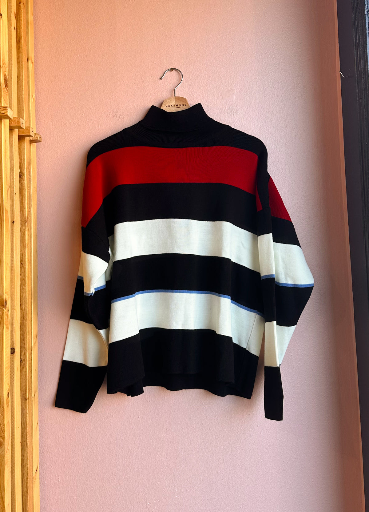 Striped Lorna Turtleneck