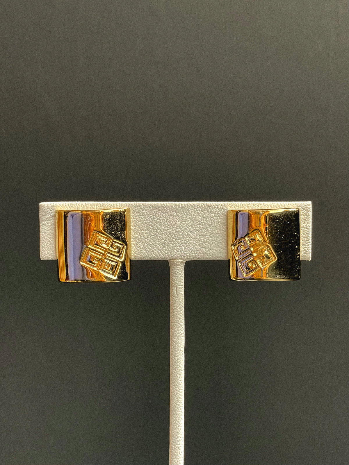 Vintage Givenchy Classic 4 G Logo Earrings