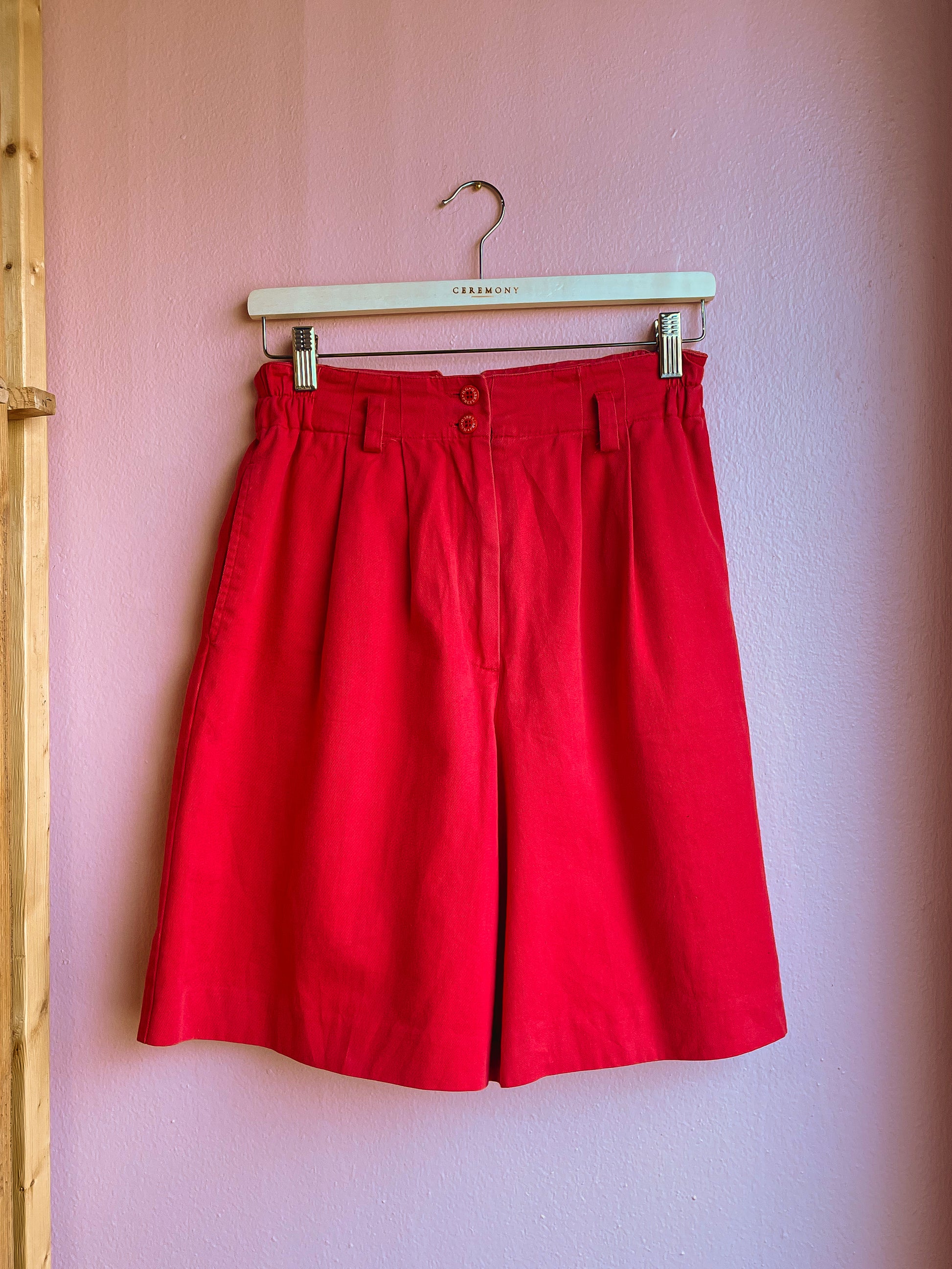 HG Preferred Red Cotton Shorts / Size 4