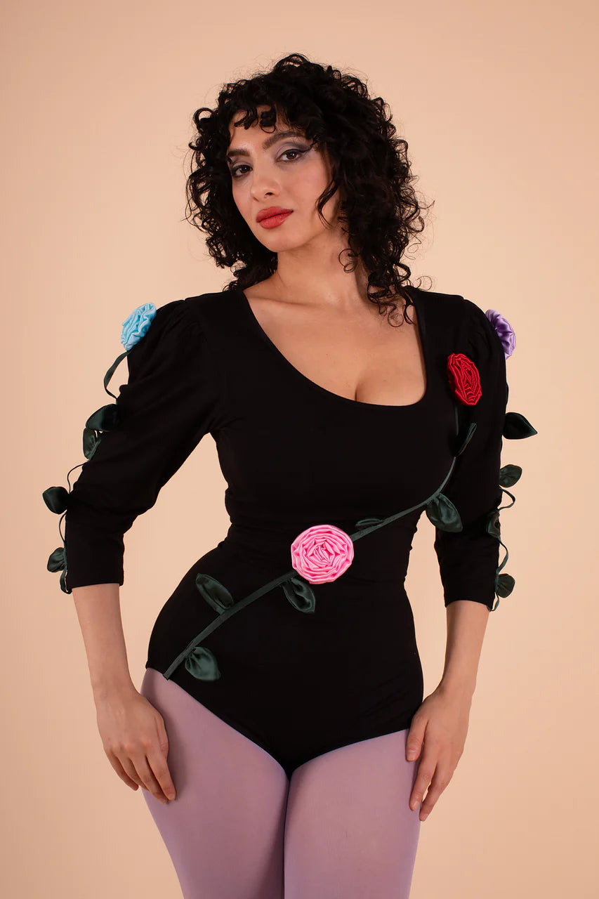 Persephone Bodysuit in Multiflora