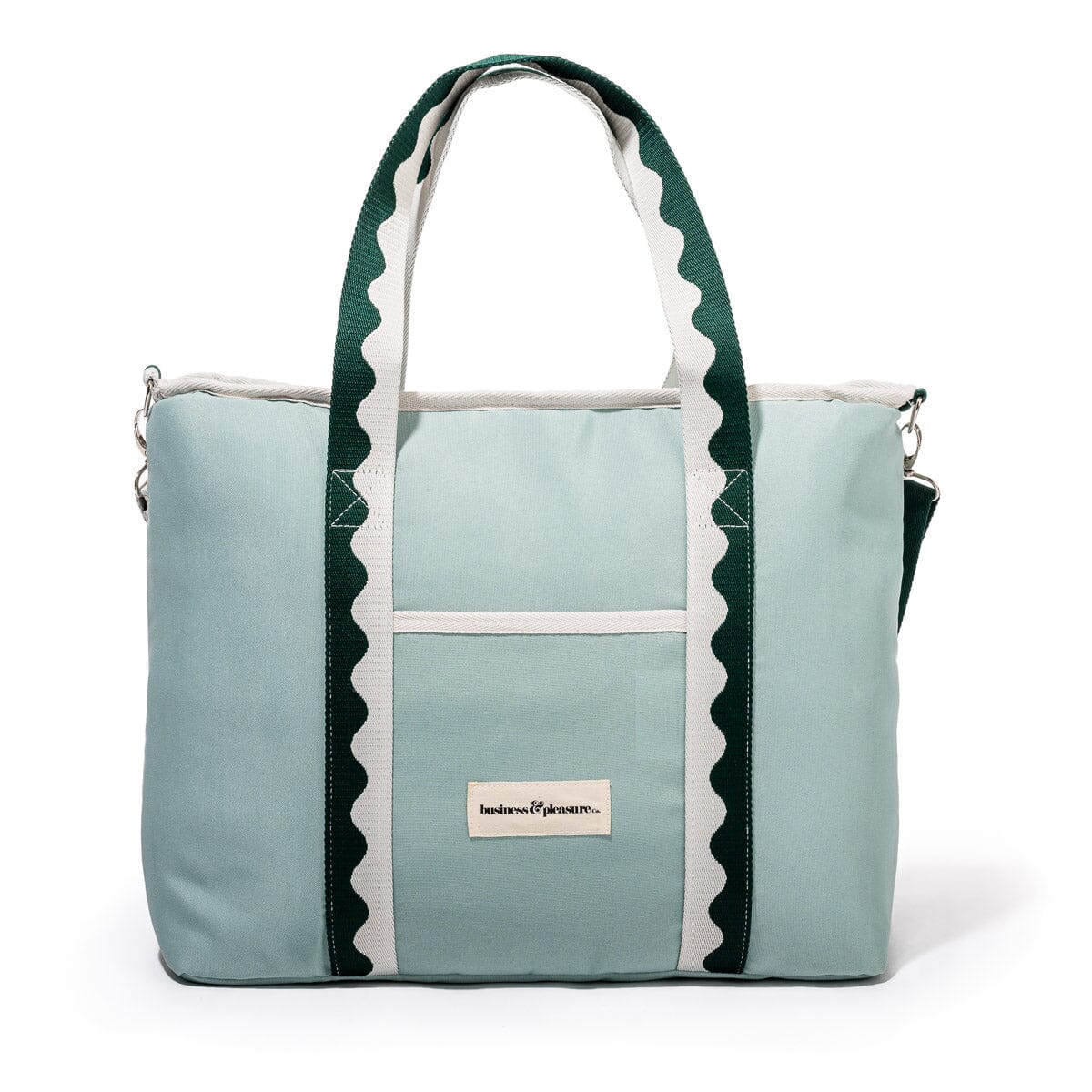 Holiday Cooler Tote Bag in Rivie Green