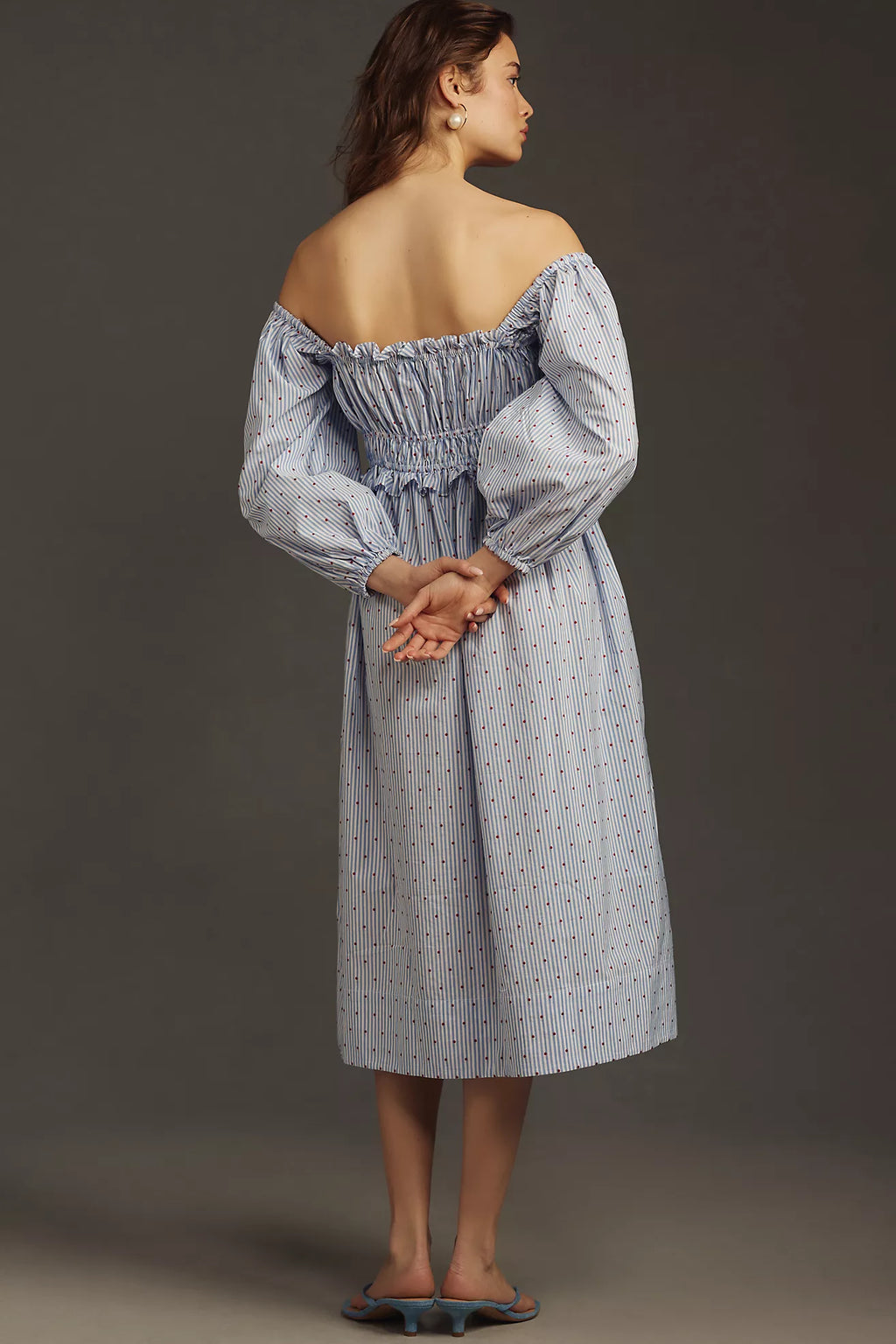 Pauli Smocked Midi Dress