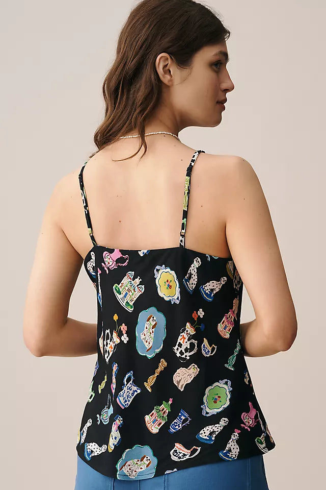 Corey Lynn Calter Icon Print Tank Top