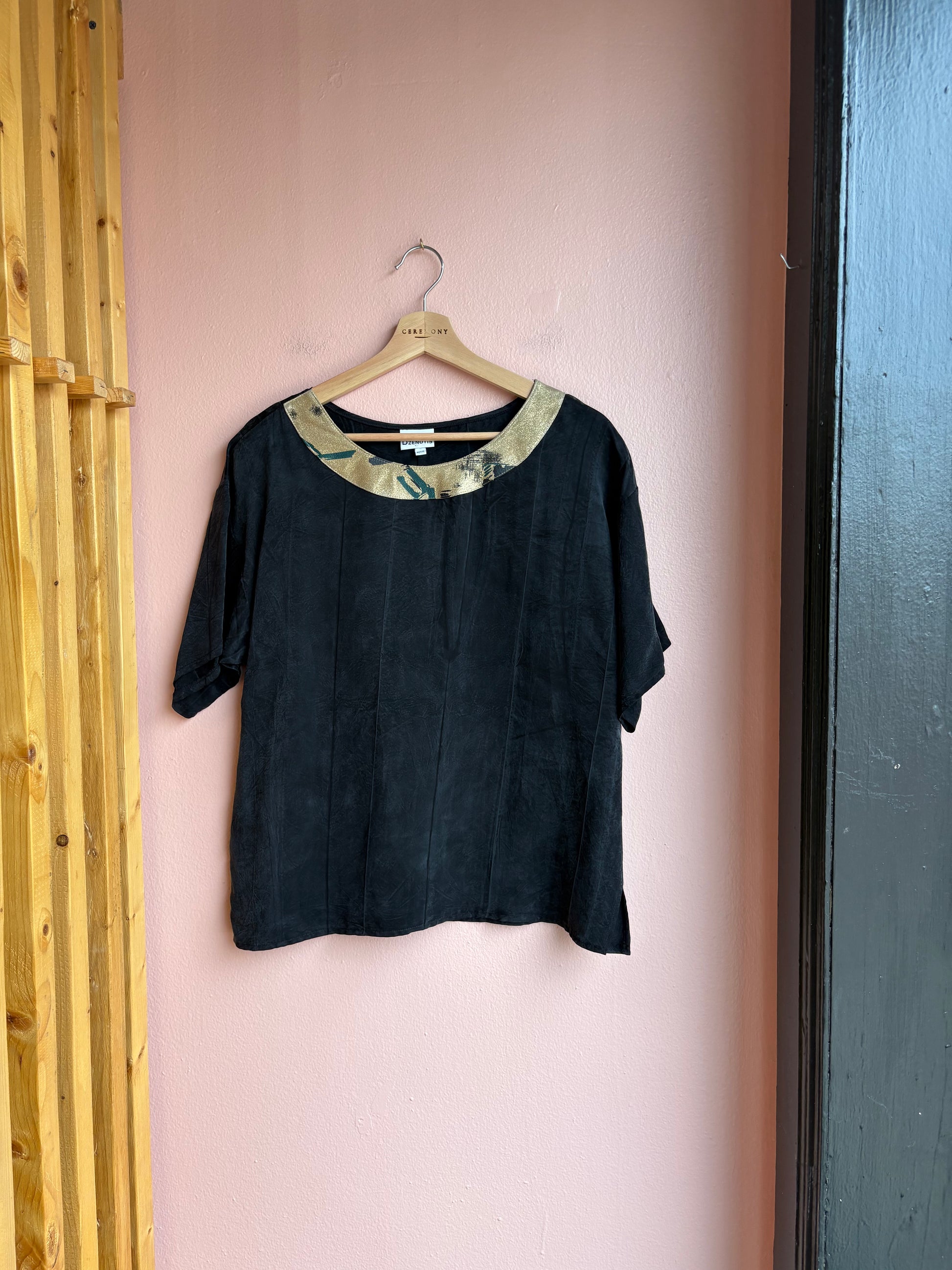 Mary Dzenutis Silk Top