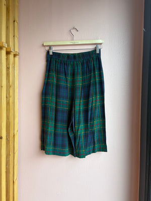 Sunny Leigh Tartan Silk Shorts