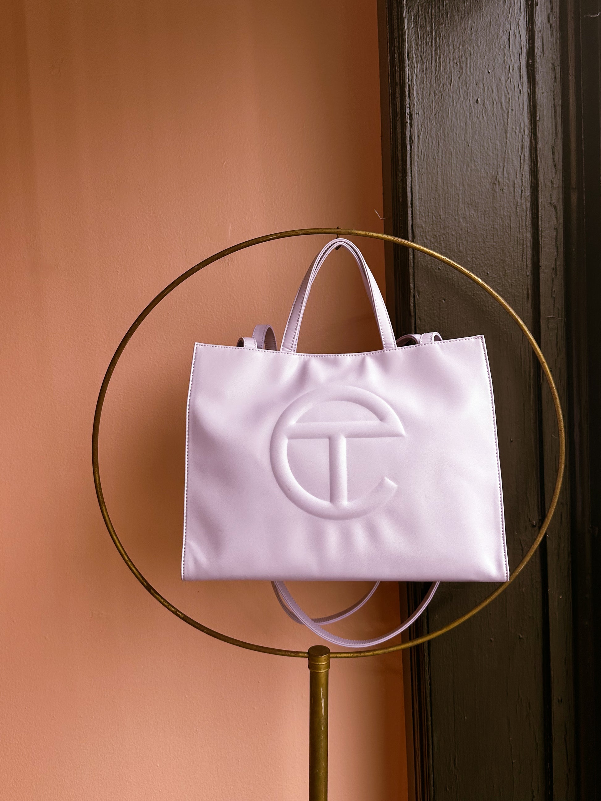 Medium Telfar Bag in Lavender