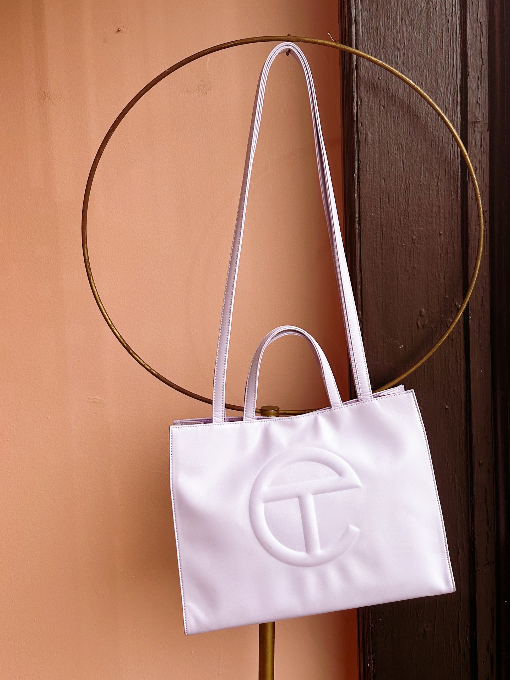 Medium Telfar Bag in Lavender