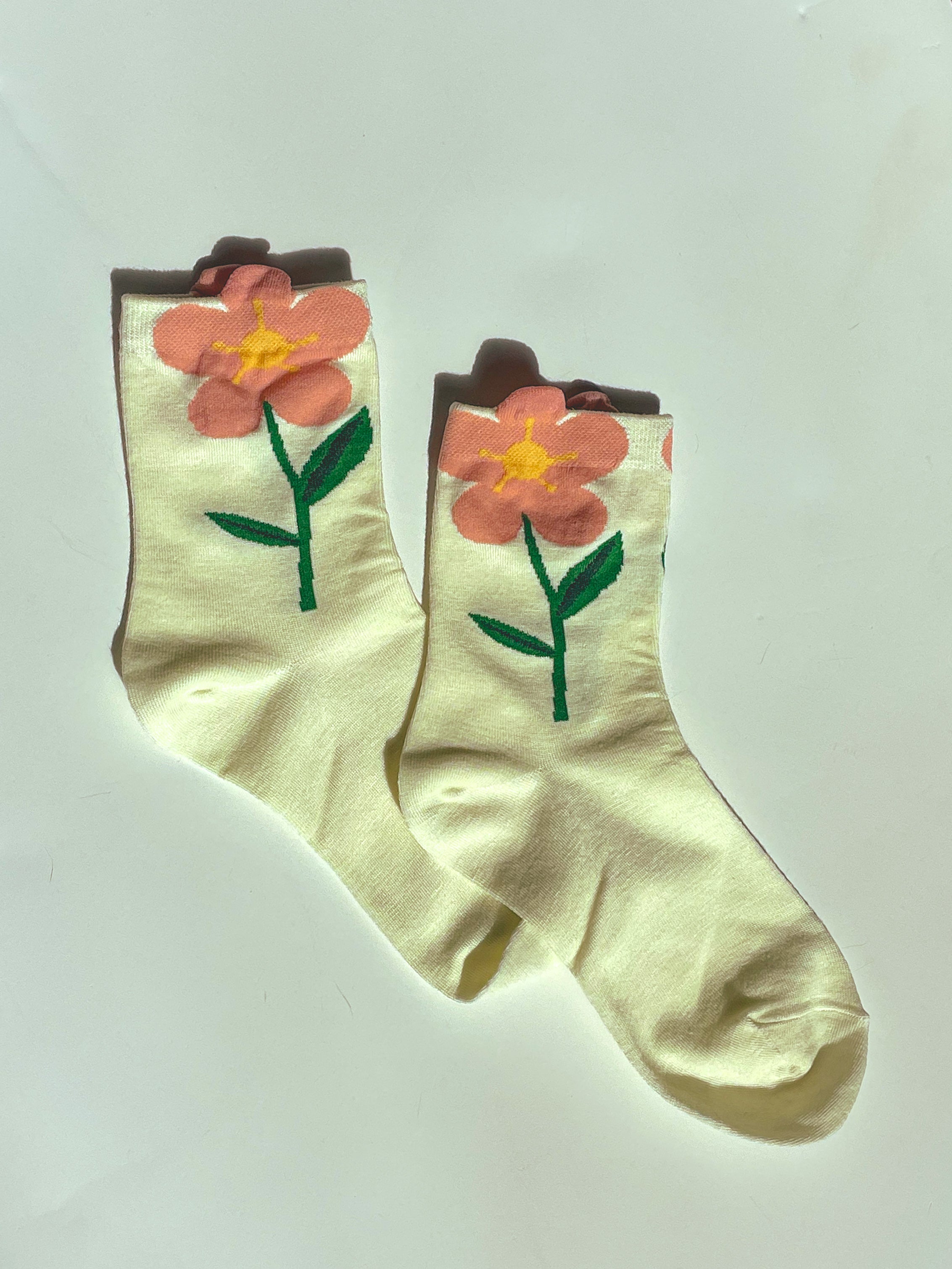 Flower Ankle Socks