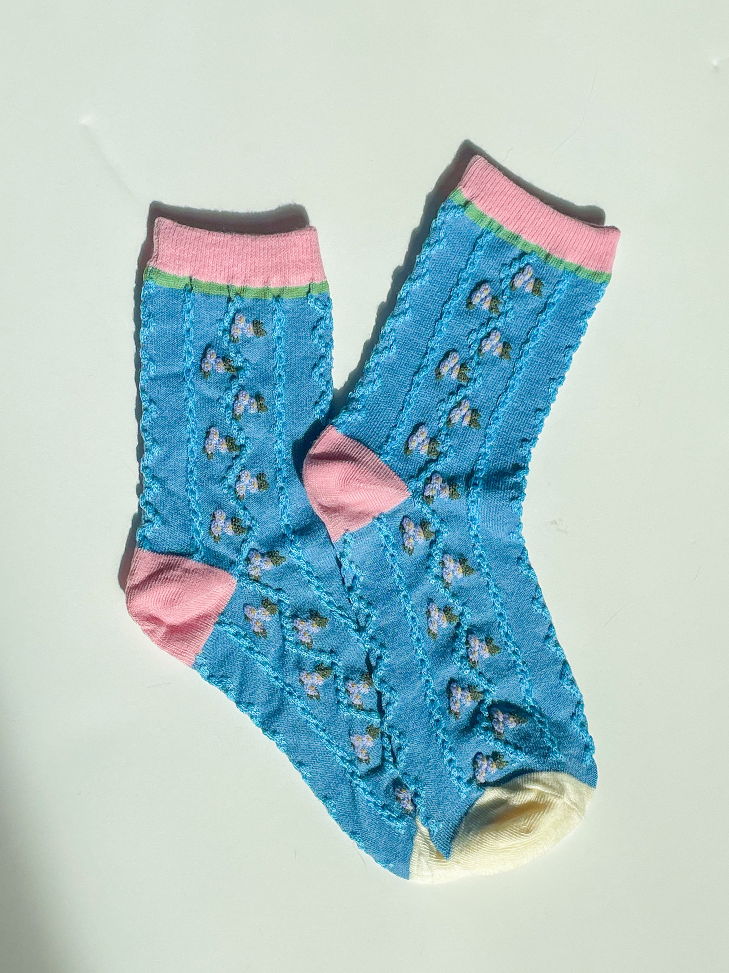 Floral Pattern Socks