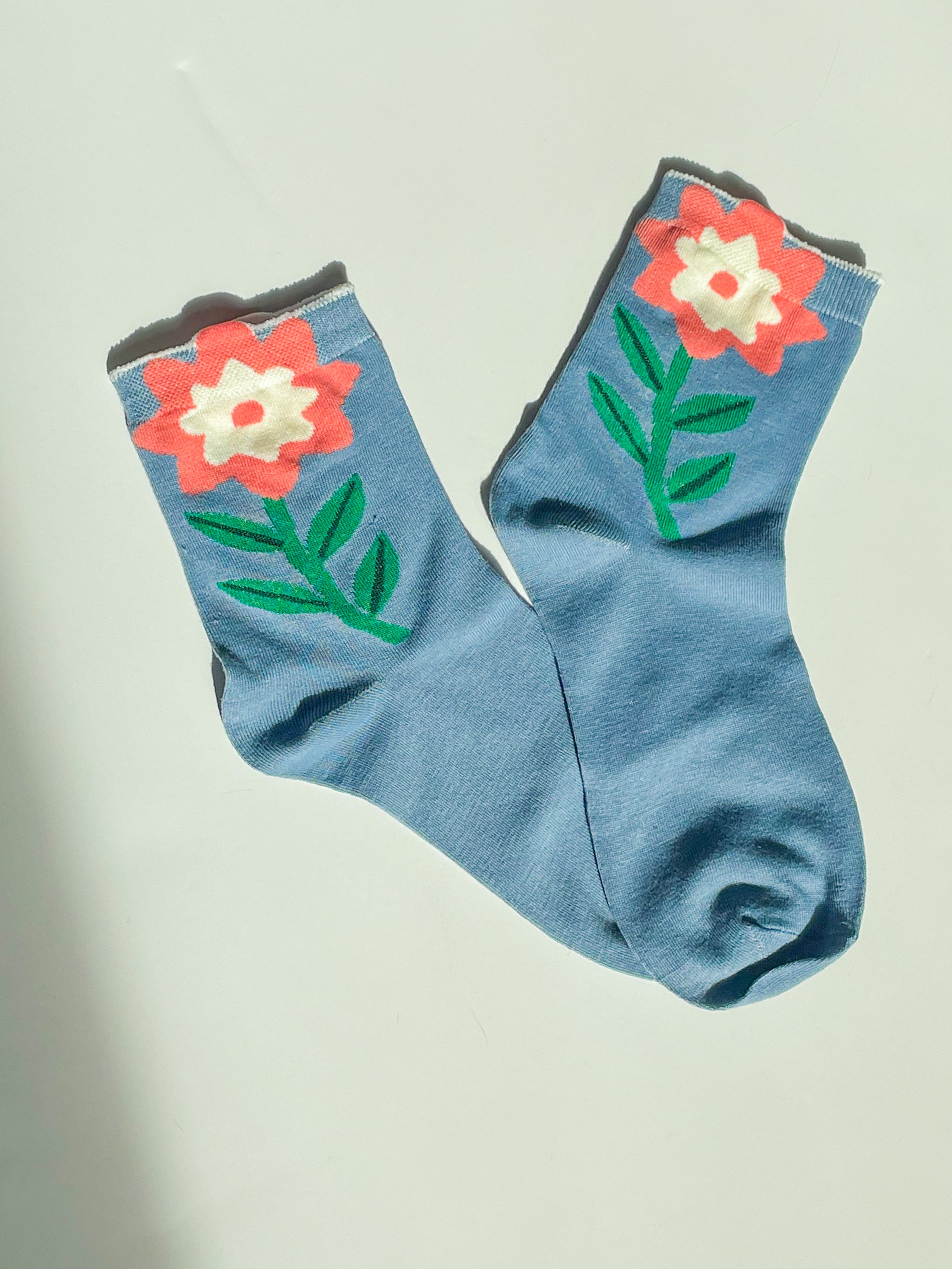 Flower Ankle Socks