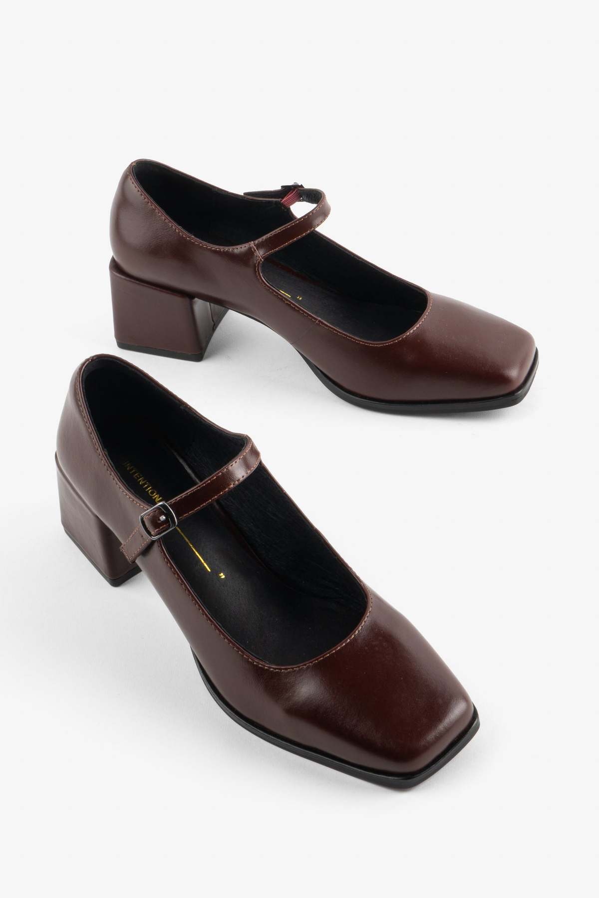 Christopher Mary Jane in Maroon Leather