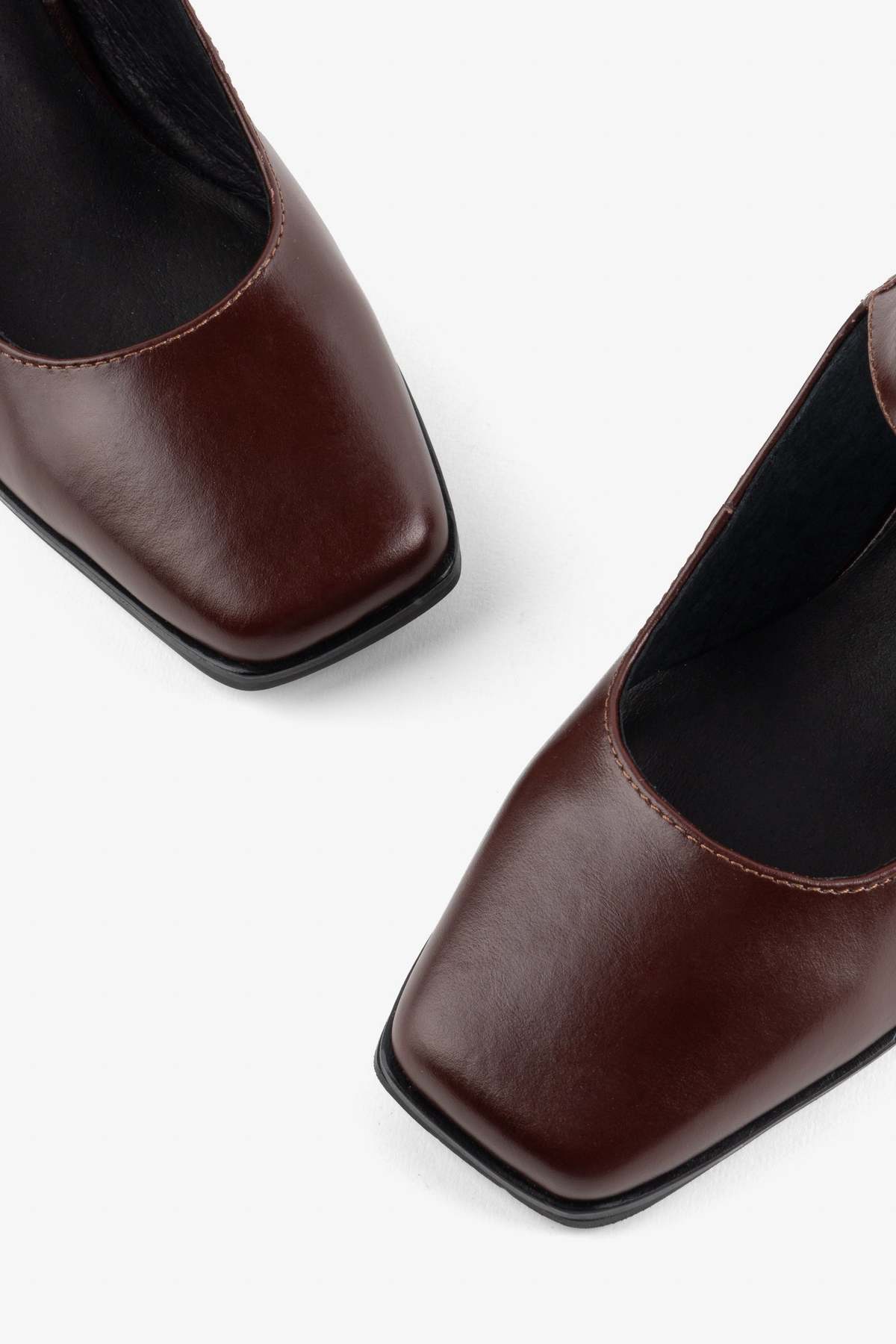 Christopher Mary Jane in Maroon Leather