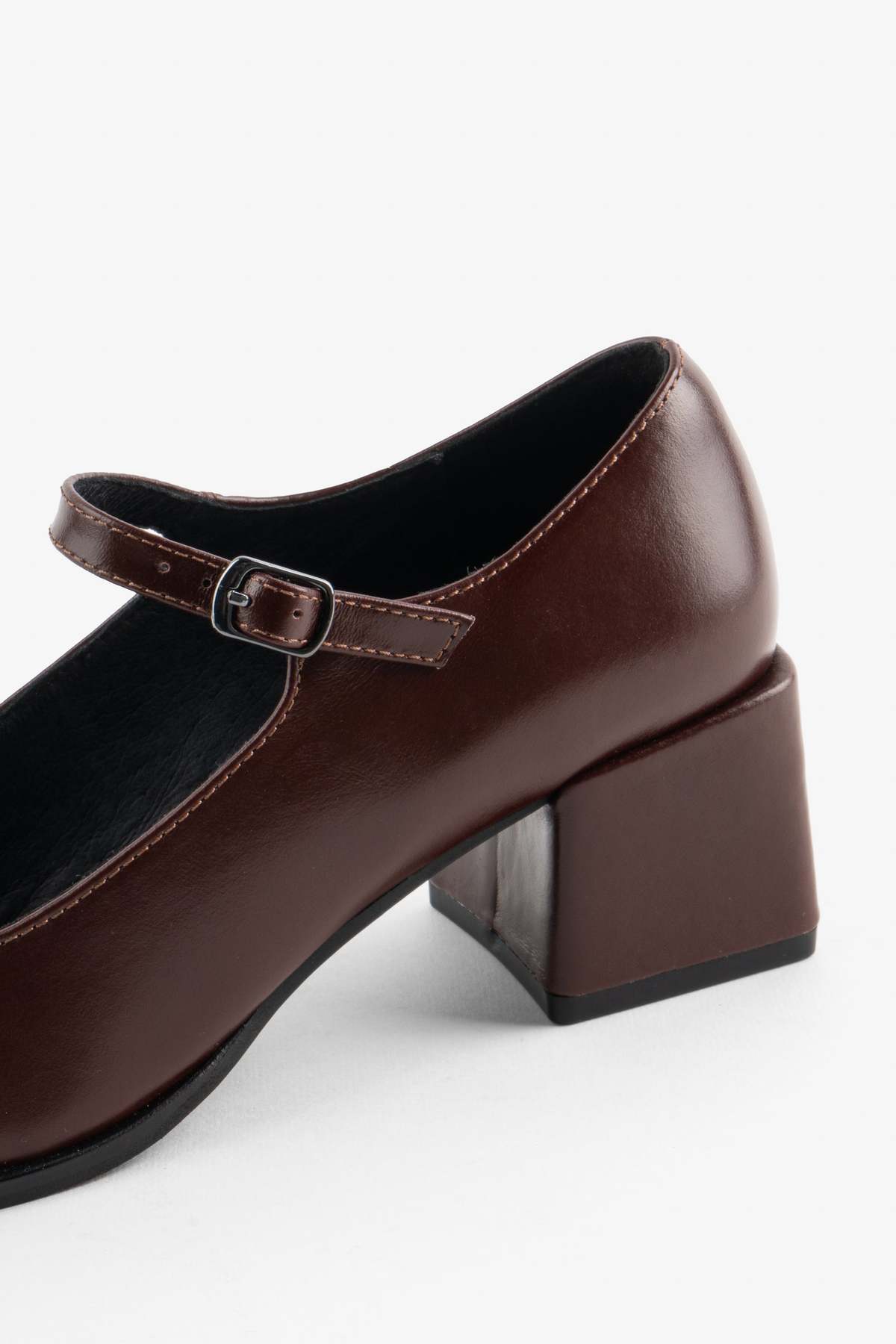 Christopher Mary Jane in Maroon Leather