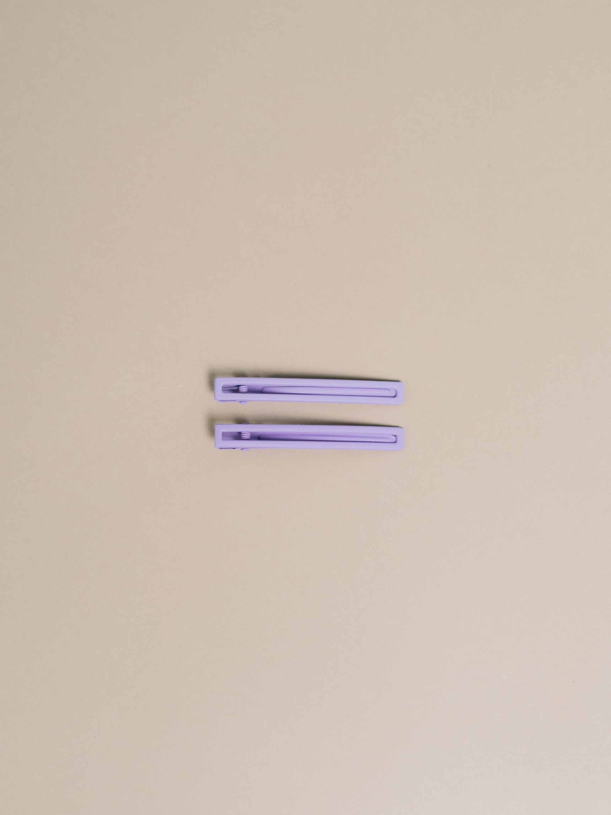 Leia Hair Clips - Lilac
