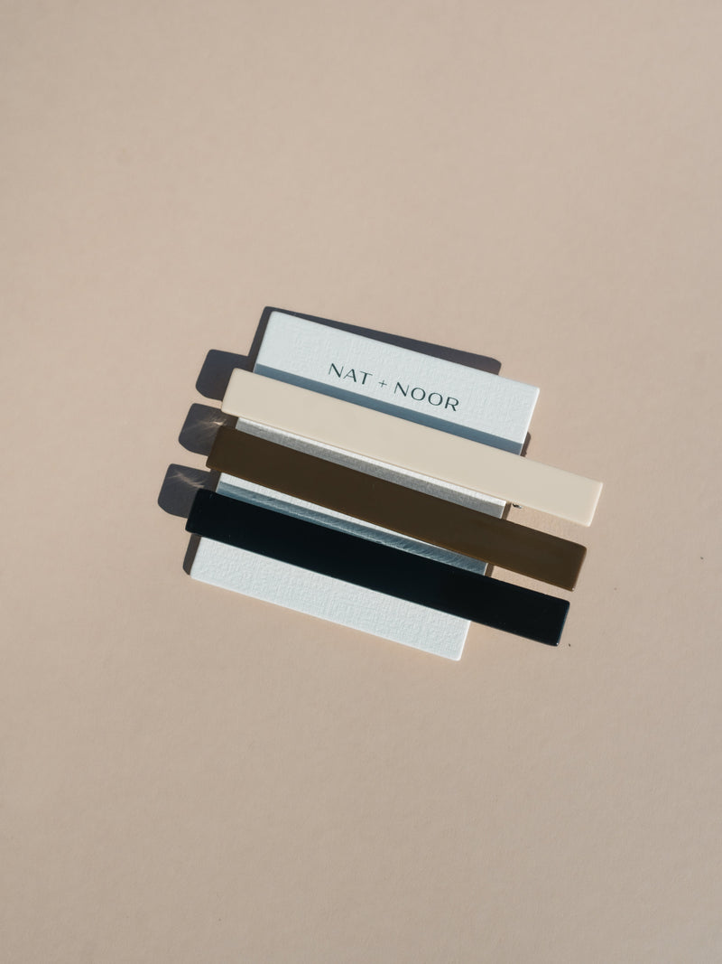Evie Hair Clips - Neutral Tones