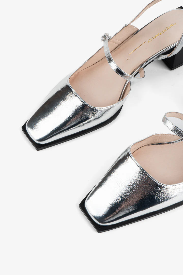 Metallic Marche Slingback Mary Jane