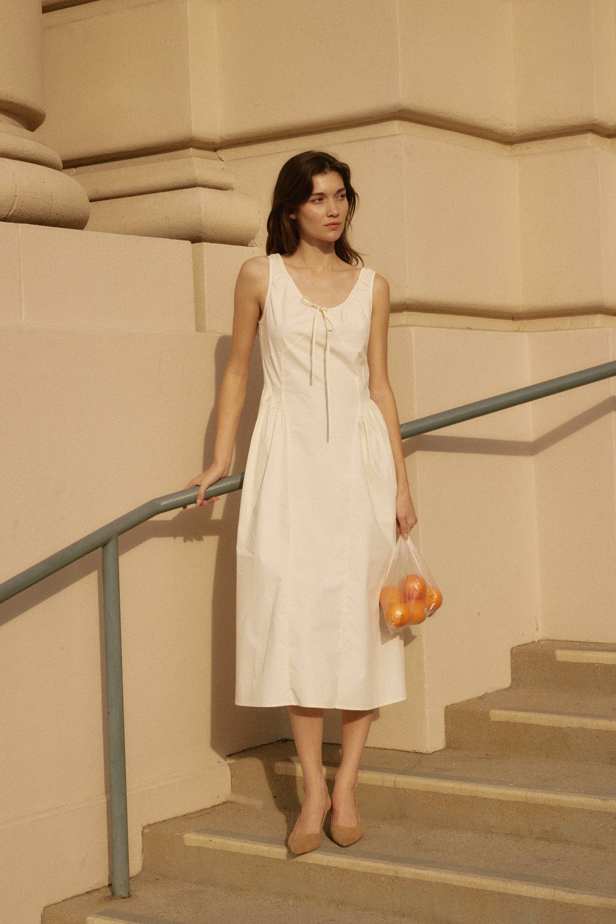 Anika Dress in Cream
