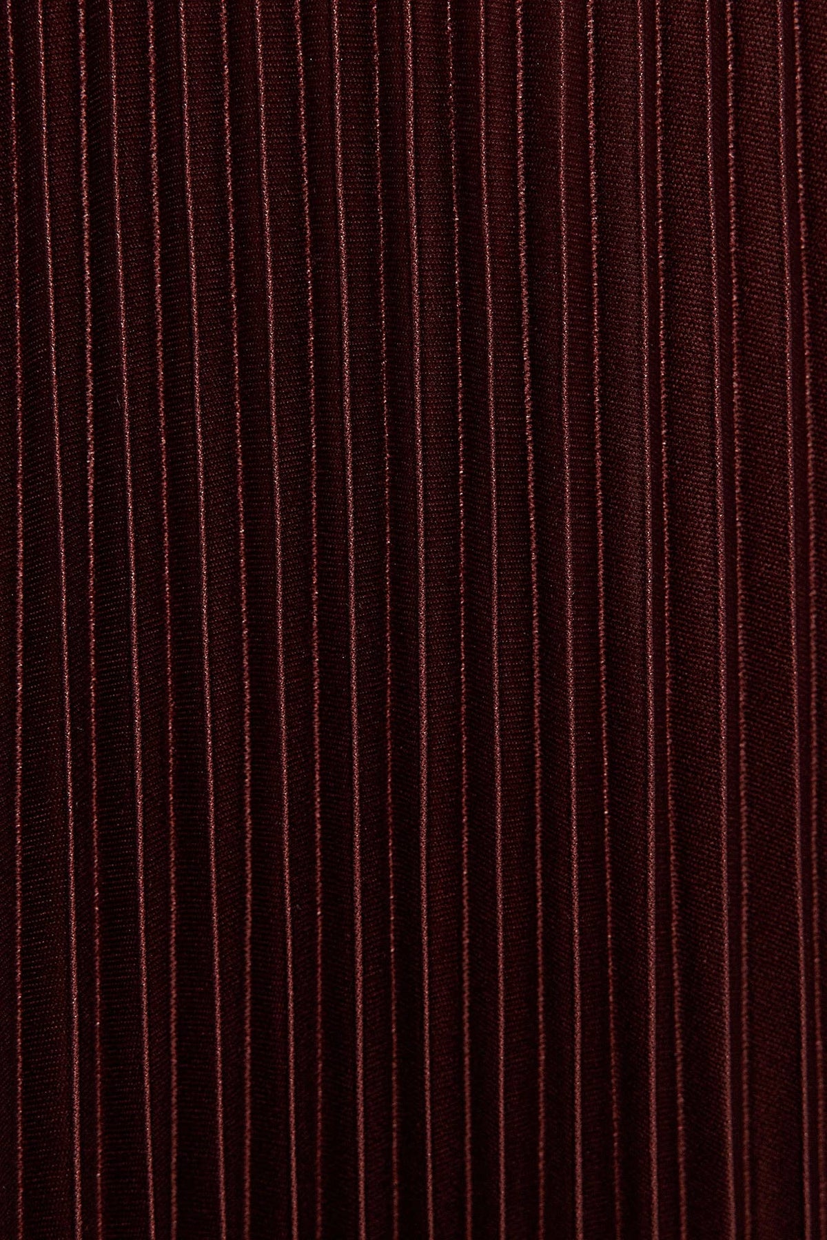 Burgundy Pleated Maxi Skirt / One Size