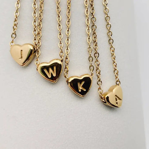 18k Gold Plated Initial Necklace