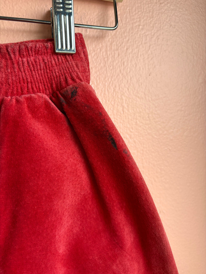Forenza Tomato Red Leather Shorts / Size 4