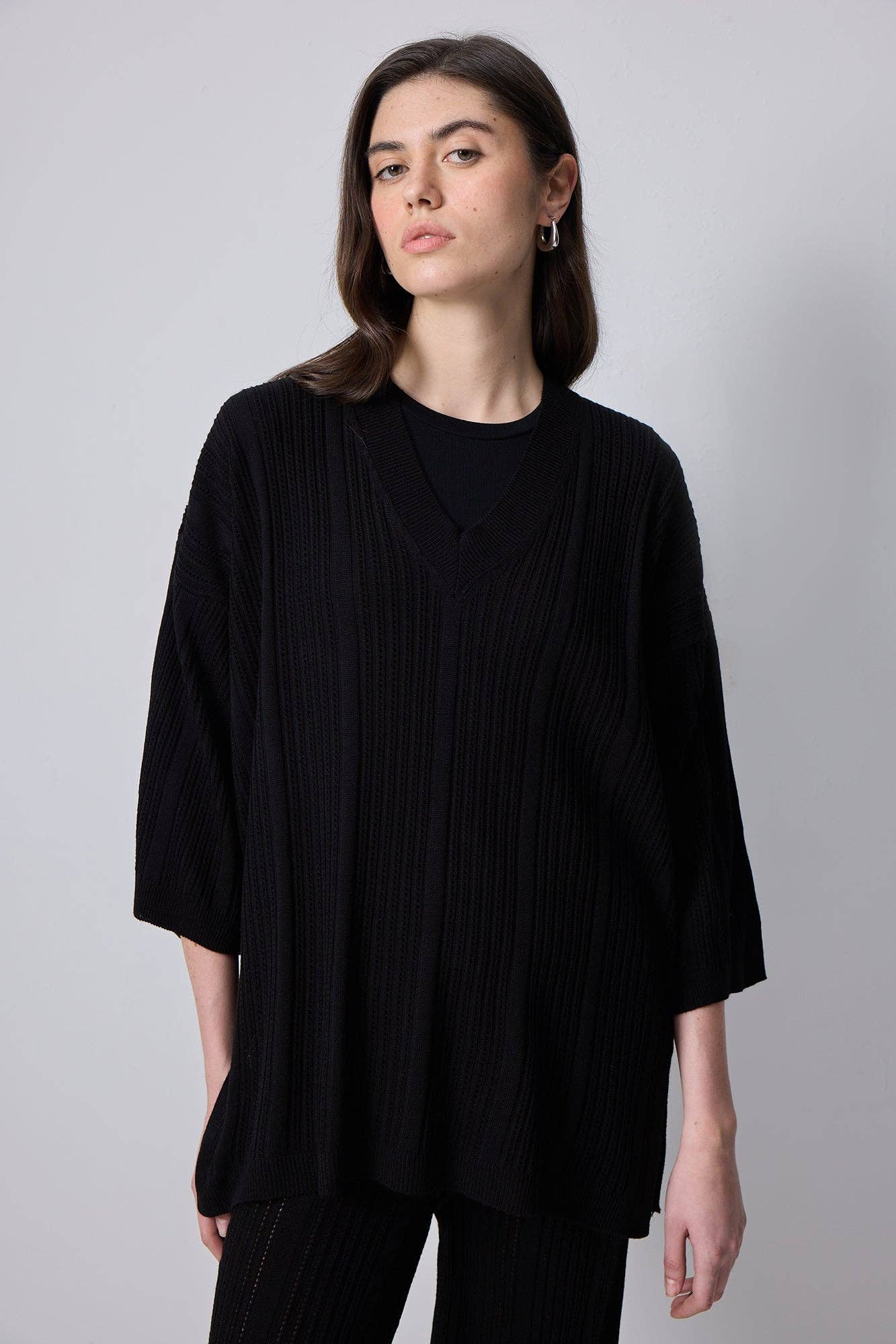 Black Knit Pants