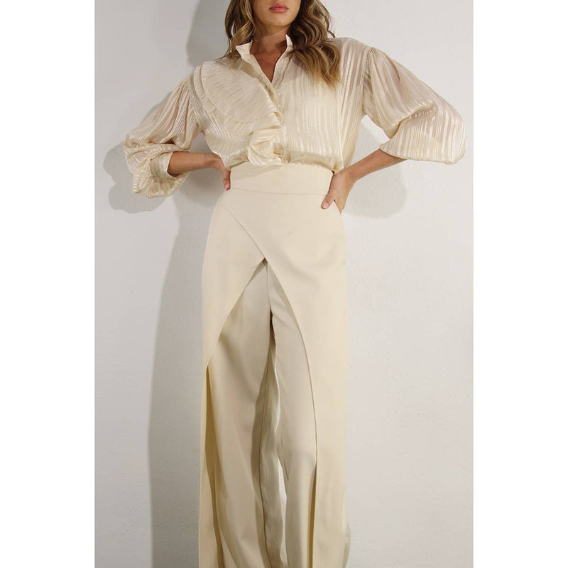 Lysette Back Tie Flyaway Pants