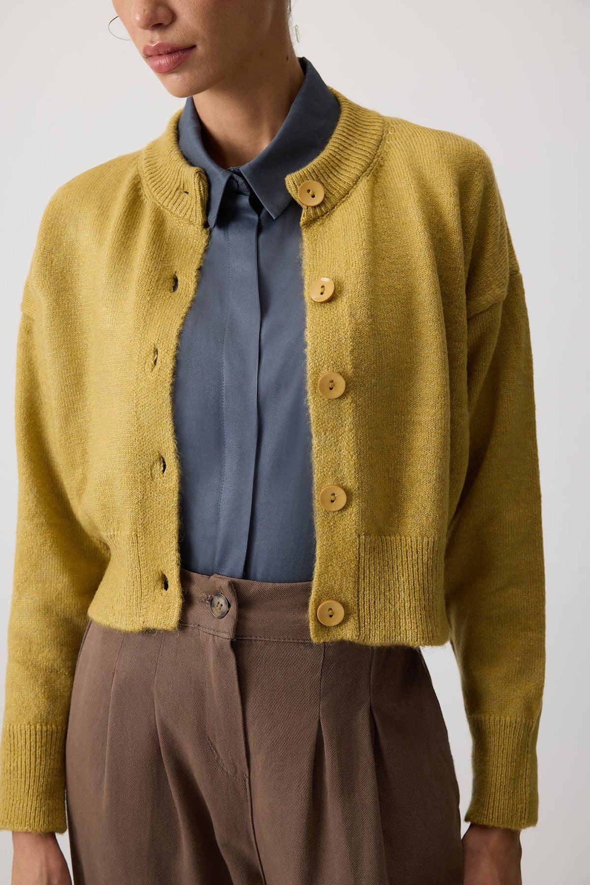 Nadine Cardigan / Antique Gold