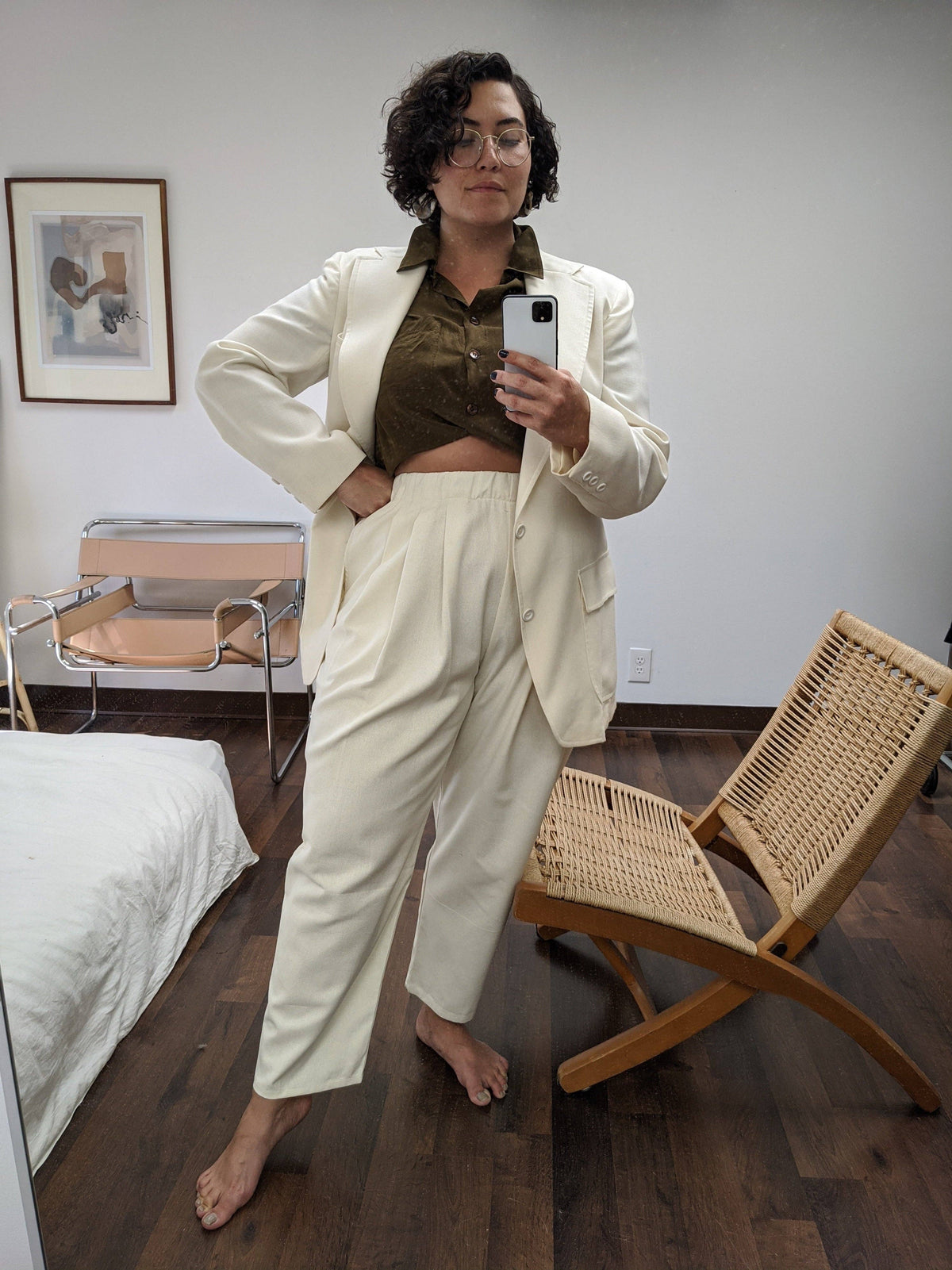 Lena Raw Silk Pant
