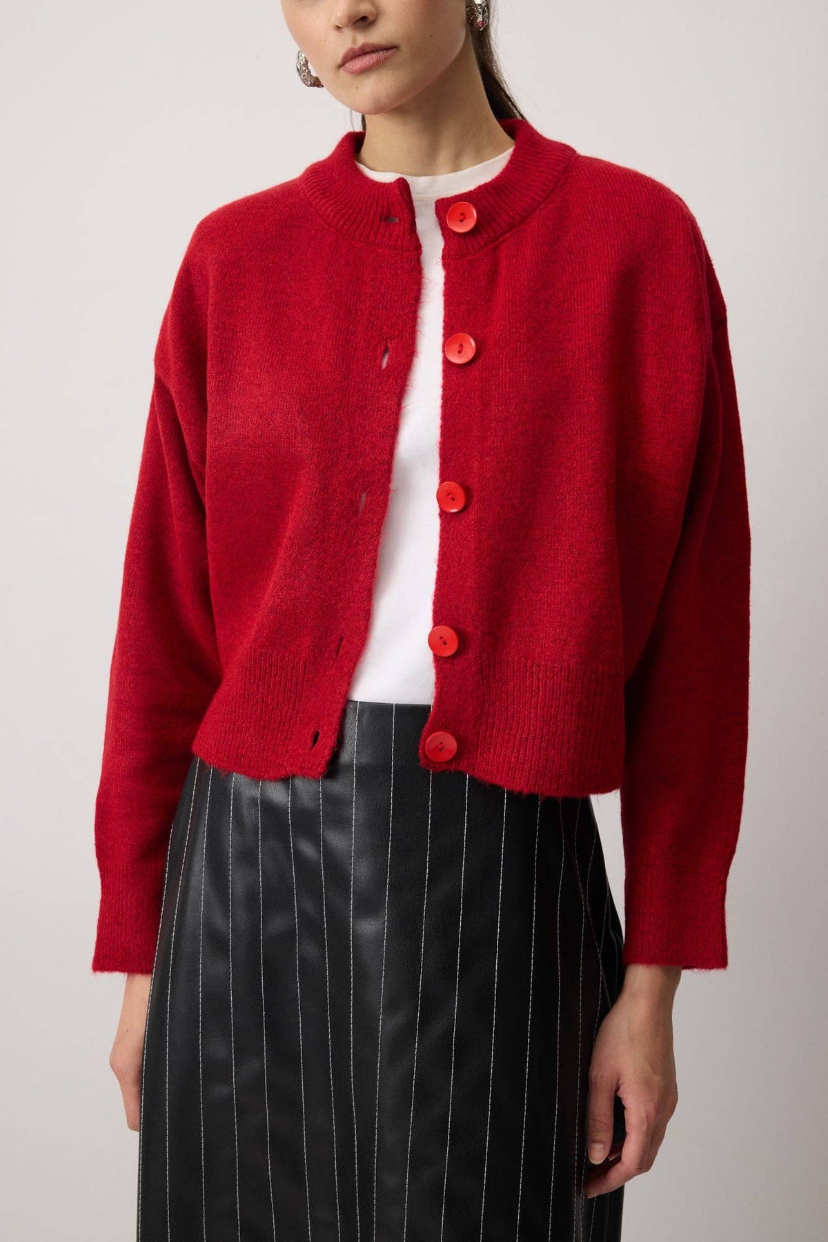 Nadine Cardigan / Cranberry